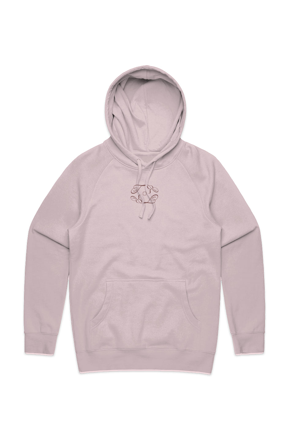 TR Script Hoodie - Pink & Burgundy 